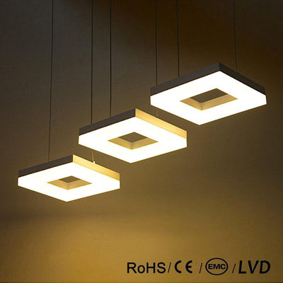 Rectangle Hanging Modern Led  Lights