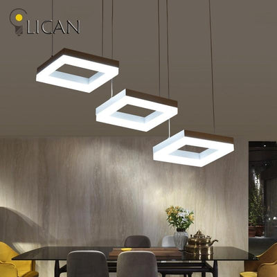 Rectangle Hanging Modern Led  Lights