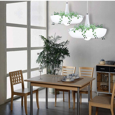 Gardens of Babylon Plants LED Hanging Lamp Pots