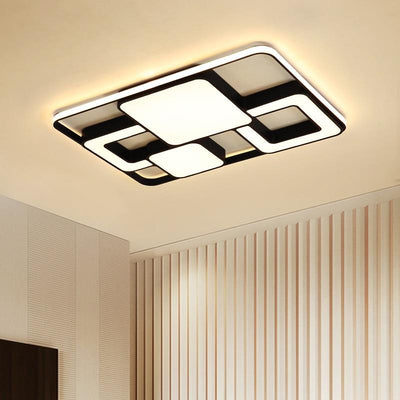 Surface mounted Rectangle Modern Ceiling Lamp fixtures