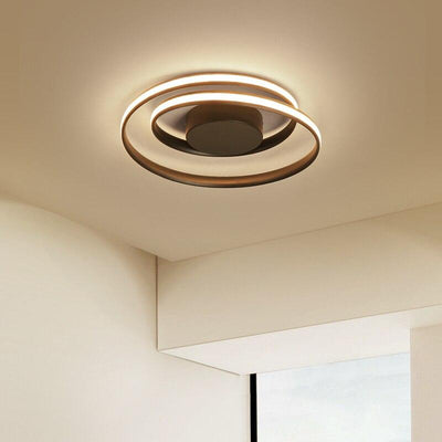 Black white round Circle Modern LED Ceiling Lamp