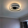 Black white round Circle Modern LED Ceiling Lamp