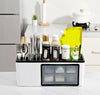 Wall Mounted Kitchen Storage Spice Seasoing Bottles Jars