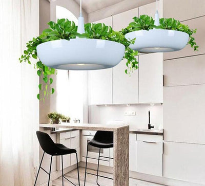 Gardens of Babylon Plants LED Hanging Lamp Pots