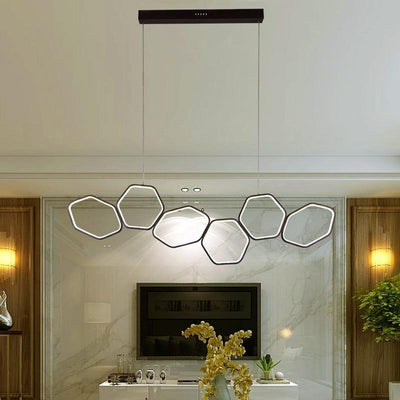 Circle Rings LED hanging Lamp