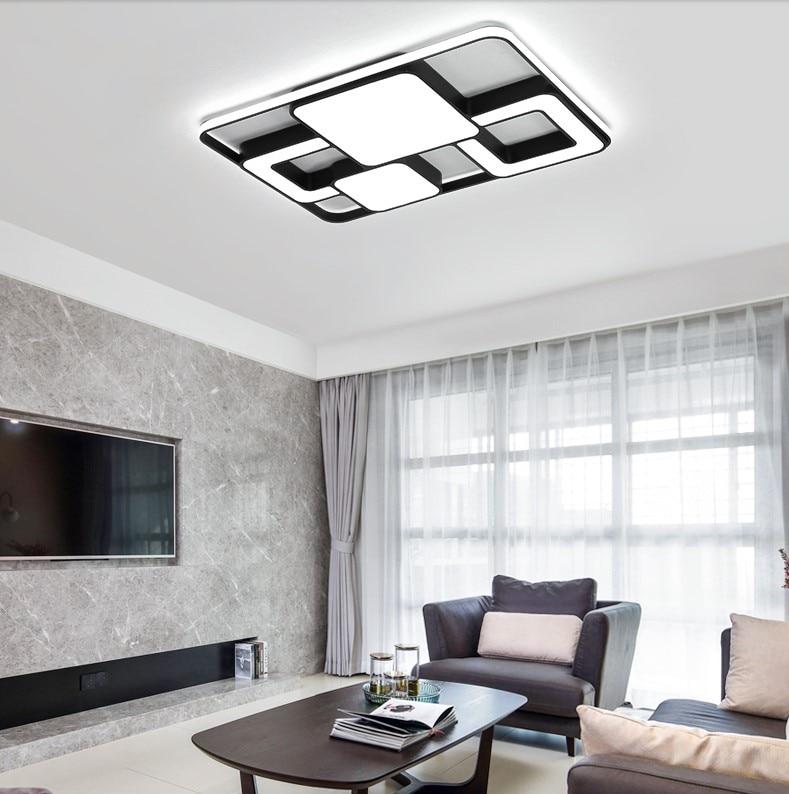 Surface mounted Rectangle Modern Ceiling Lamp fixtures